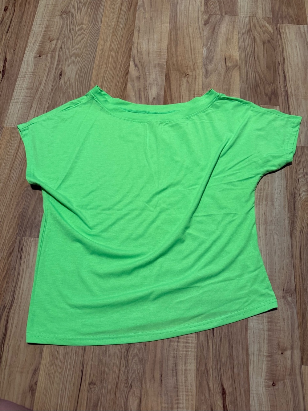 10 Items for $20: SHEIN Neon Green Short Sleeve Scoop Neck Top